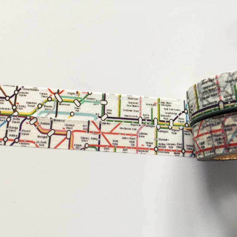jiataihe washi tape Vintage map ticket washi tape DIY decorative scrapbooking planner masking tape