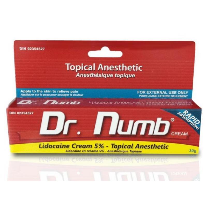 DR NUMB. De beste verdovingscreme! Waarom Pijn lijden?