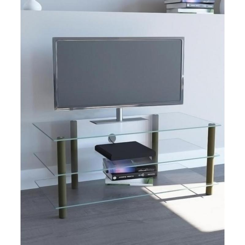 Audio HIFI TV meubel kast aluminium glas groot assortiment