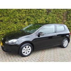 VW Golf 6 1.4 i zwart 2009 97.000 km Airco ABS Prachtstaat