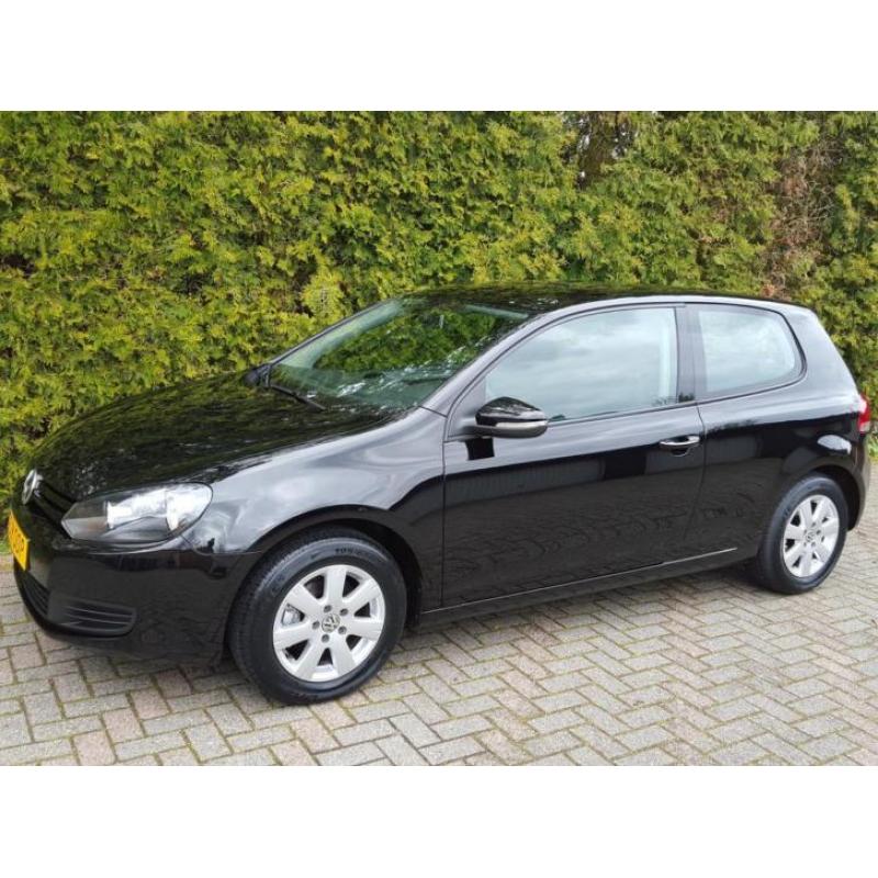 VW Golf 6 1.4 i zwart 2009 97.000 km Airco ABS Prachtstaat