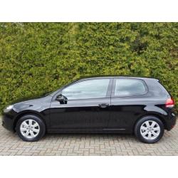VW Golf 6 1.4 i zwart 2009 97.000 km Airco ABS Prachtstaat