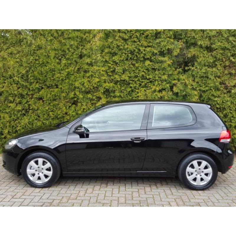 VW Golf 6 1.4 i zwart 2009 97.000 km Airco ABS Prachtstaat