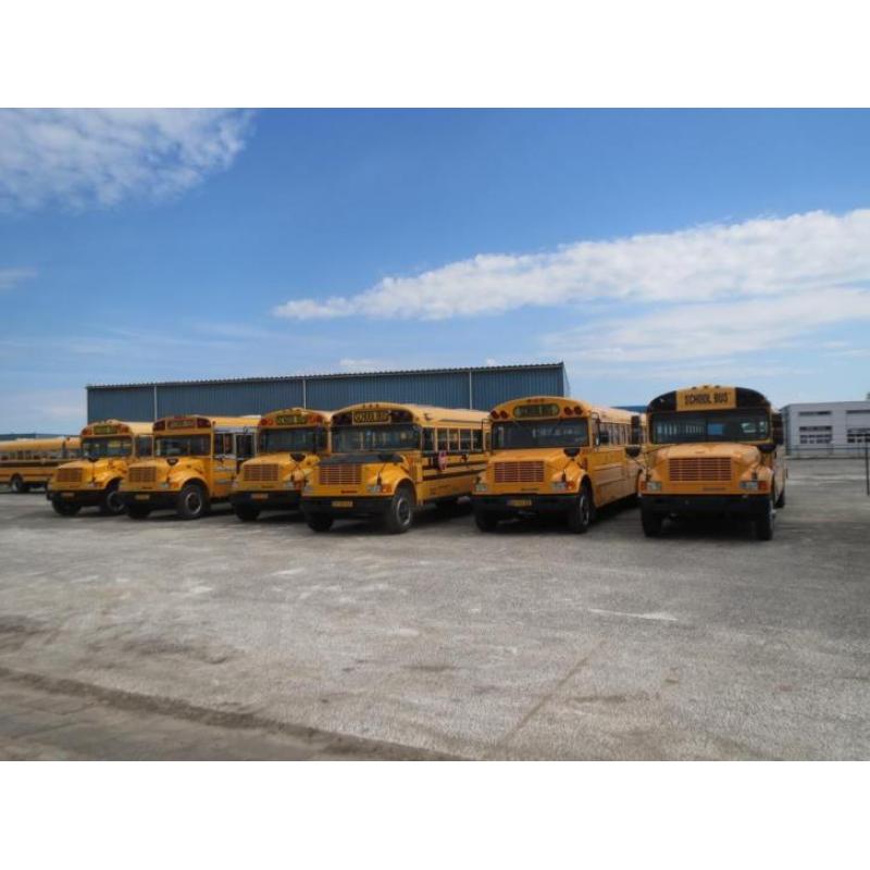 Amerikaanse Schoolbus te koop voor personenvervoer of promo