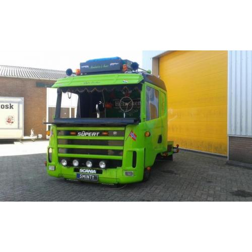 AANBIEDING omgebouwde Scania tot biertap wagen