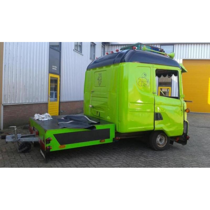 AANBIEDING omgebouwde Scania tot biertap wagen