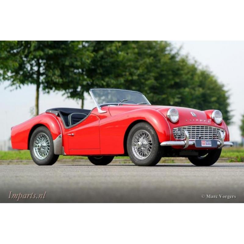 Triumph TR3A in zeer goede staat. Keuze uit 4 stuks