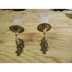 Antieke wandlampen