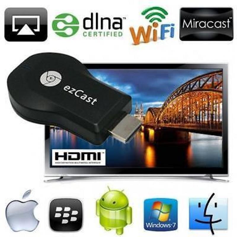 Ezcast Wifi Tv dongle stick HDMI dongle Gratis verzending