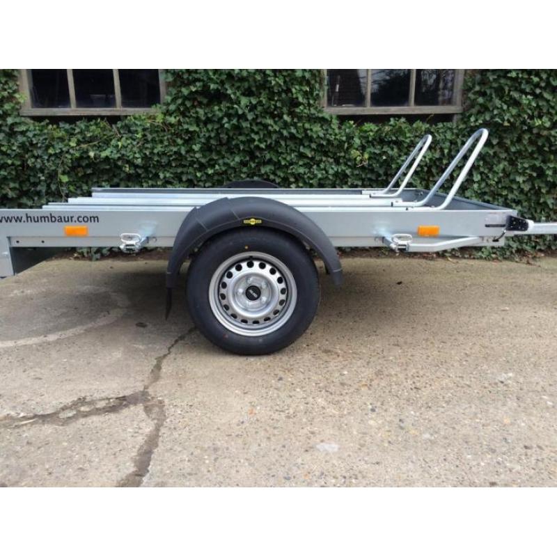 Nieuwe Motortrailer Motoraanhangwagen HUMBAUR.