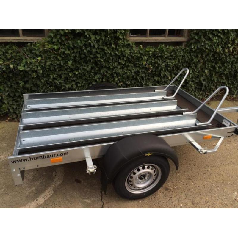 Nieuwe Motortrailer Motoraanhangwagen HUMBAUR.