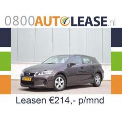 Lexus CT 200H 1.8 Hybrid | Lease € 214,– per mnd