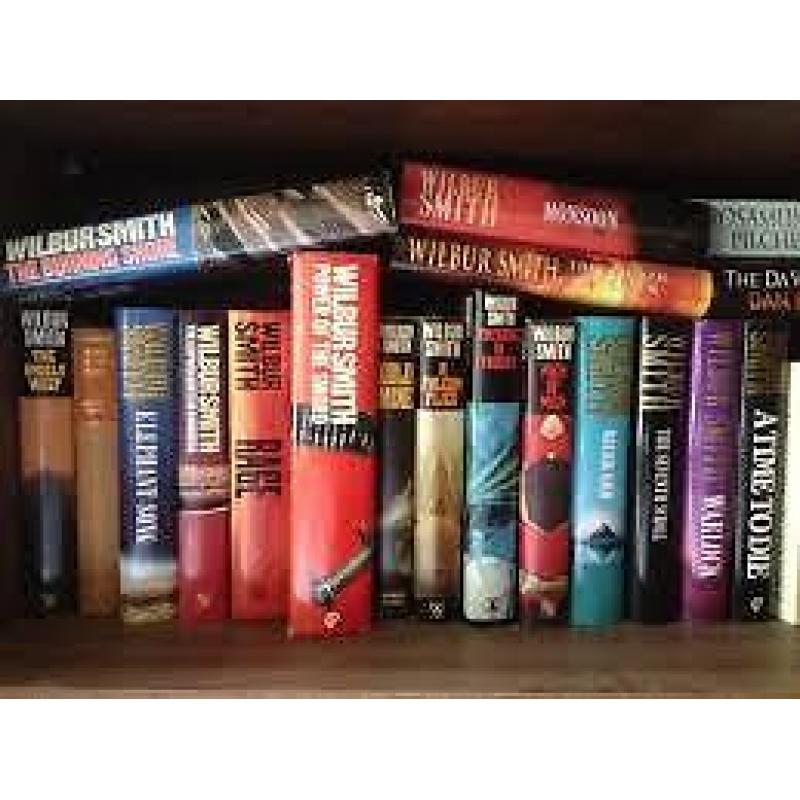 Groot aanbod avonturenromans van Wilbur Smith