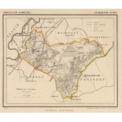 Originele kuyperkaart van uw woonplaats uit 1865!