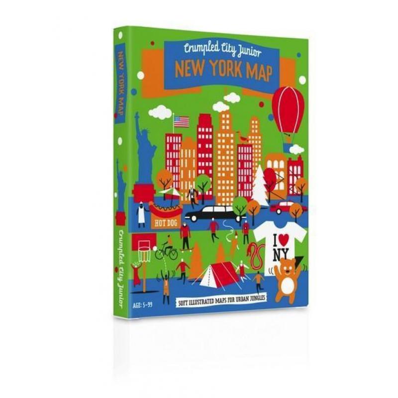 Crumpled City Map Junior New York