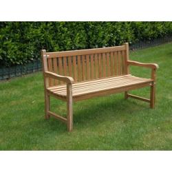Teak tuinbank 30% korting ! Bv.130 cm € 119 ! Zondags open