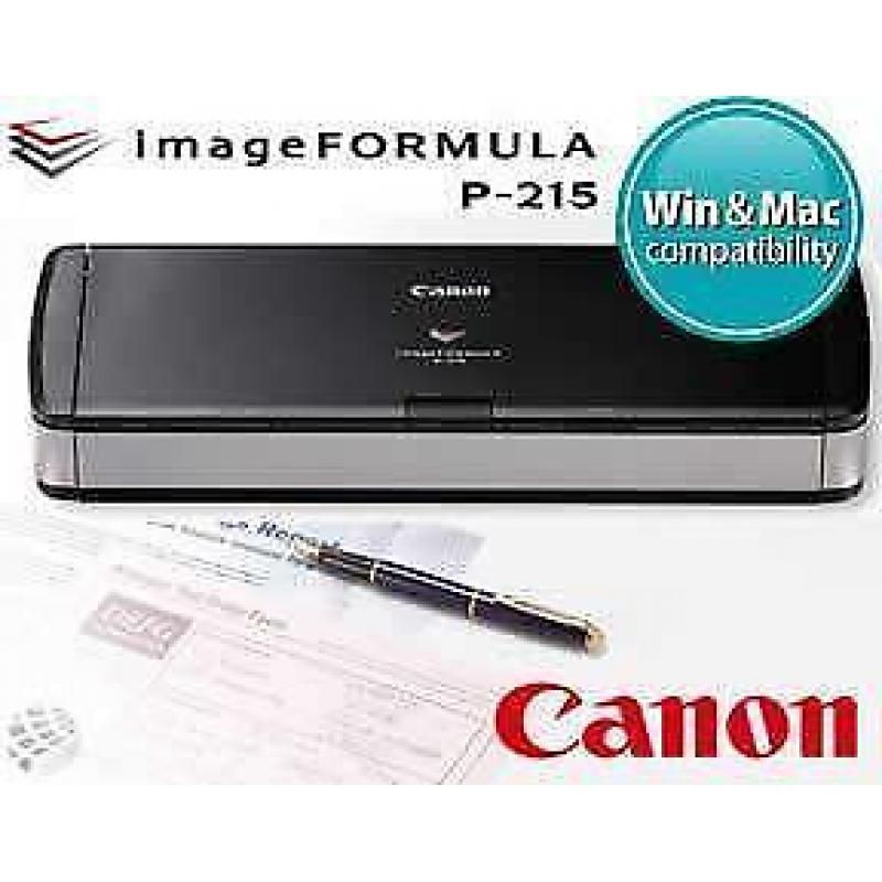 Nieuwe Canon ADF Scanner P-215 Geschikt voor MAC USB Archief