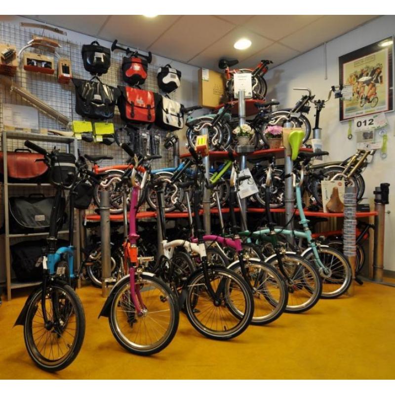 Hèt adres voor uw Brompton; 60 stuks uit voorraad leverbaar!