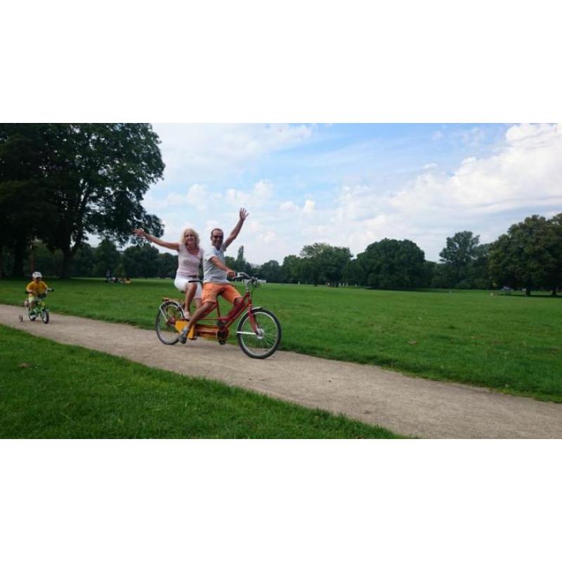 Tandem verhuur voor groepen,ook elektrische tandems