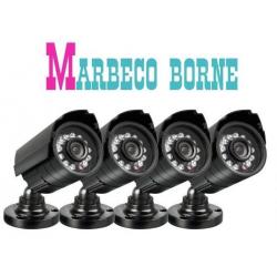 Camera bewaking DVR set, Security 4 camera's, 500GB HDMI