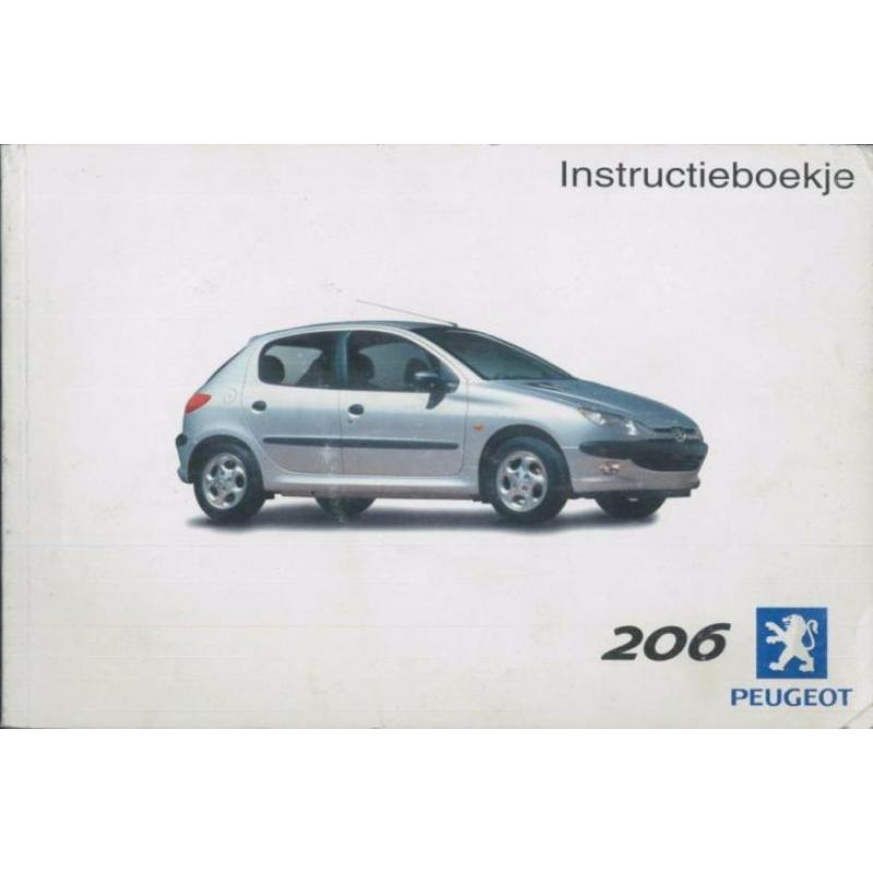 2001 Peugeot 206 instructieboekje Nederlands