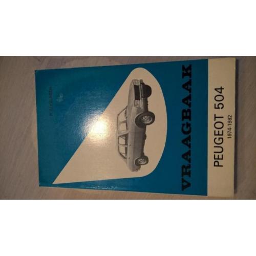 vraagbaak Peugeot 504 prima staat