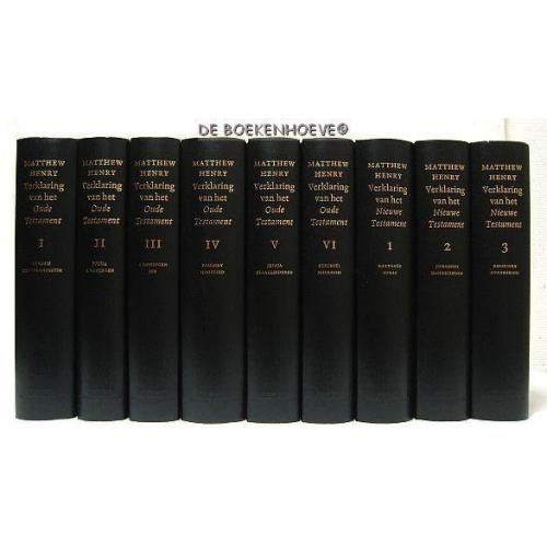 Matthew Henry Bijbelverklaring 9 dln. € 399 / 2 dln. € 195