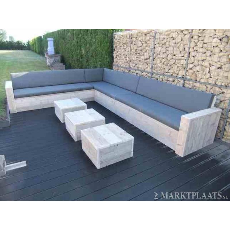 Steigerhout Loungeset tuintafel eettafel Horeca terras