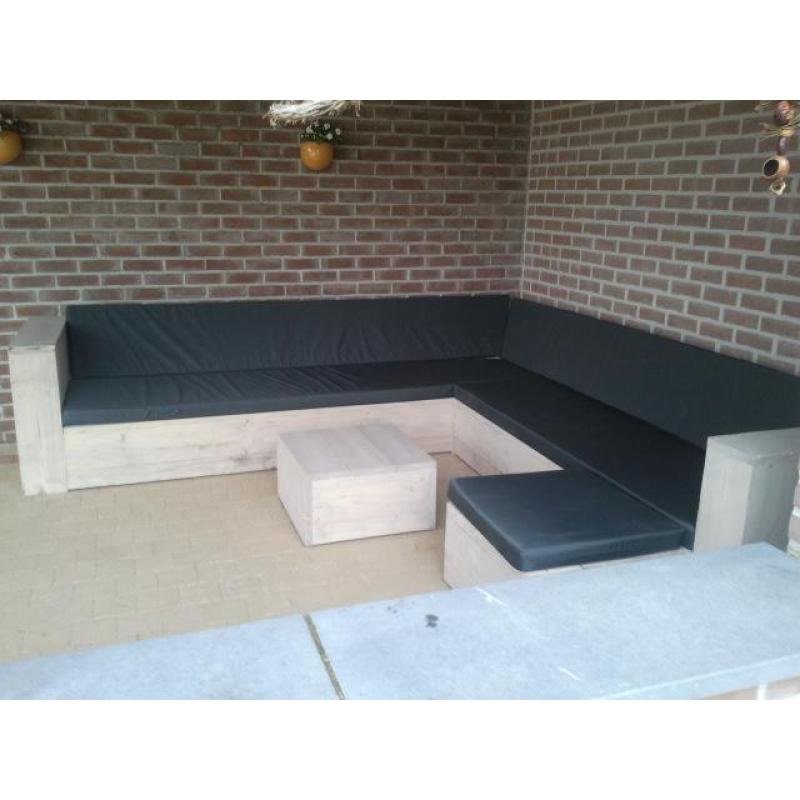 Steigerhout Loungeset tuintafel eettafel Horeca terras