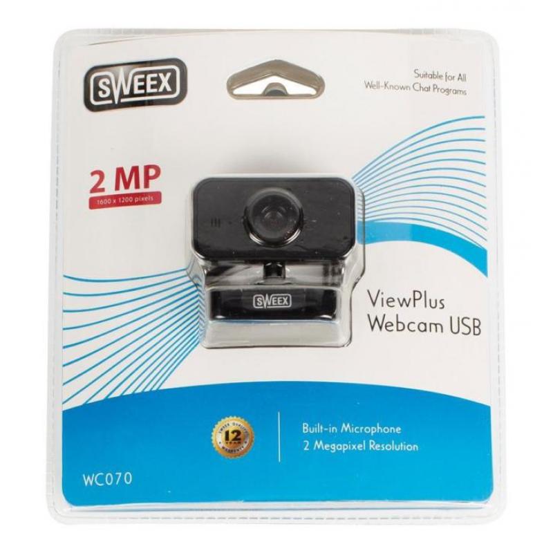 Sweex ViewPlus Webcam USB Zwart