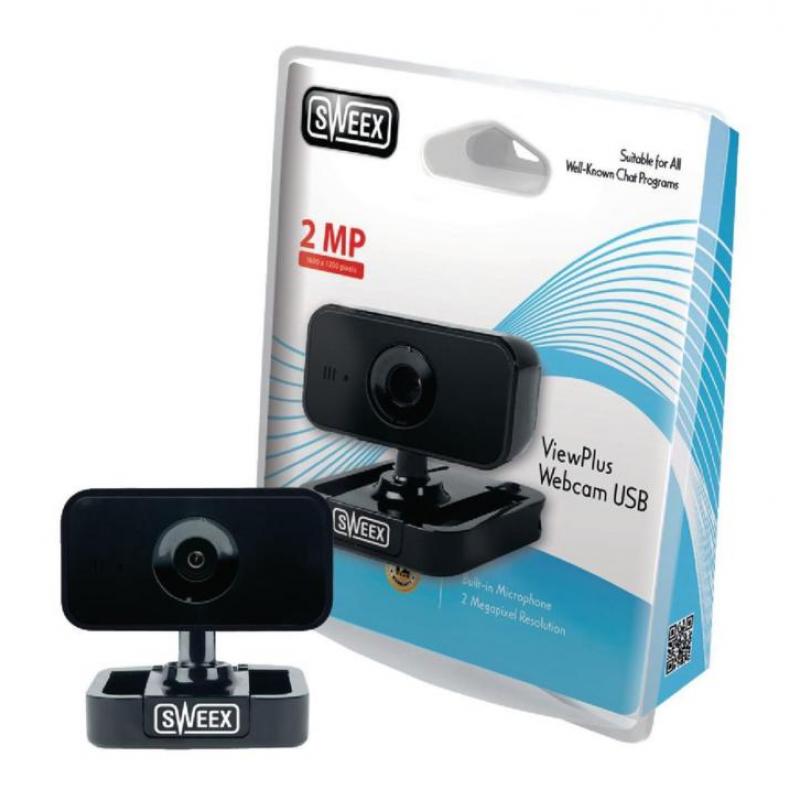 Sweex ViewPlus Webcam USB Zwart