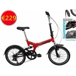 Actie Vouwfiets SHIMANO 6 versnelling korting tot 27-06-2016