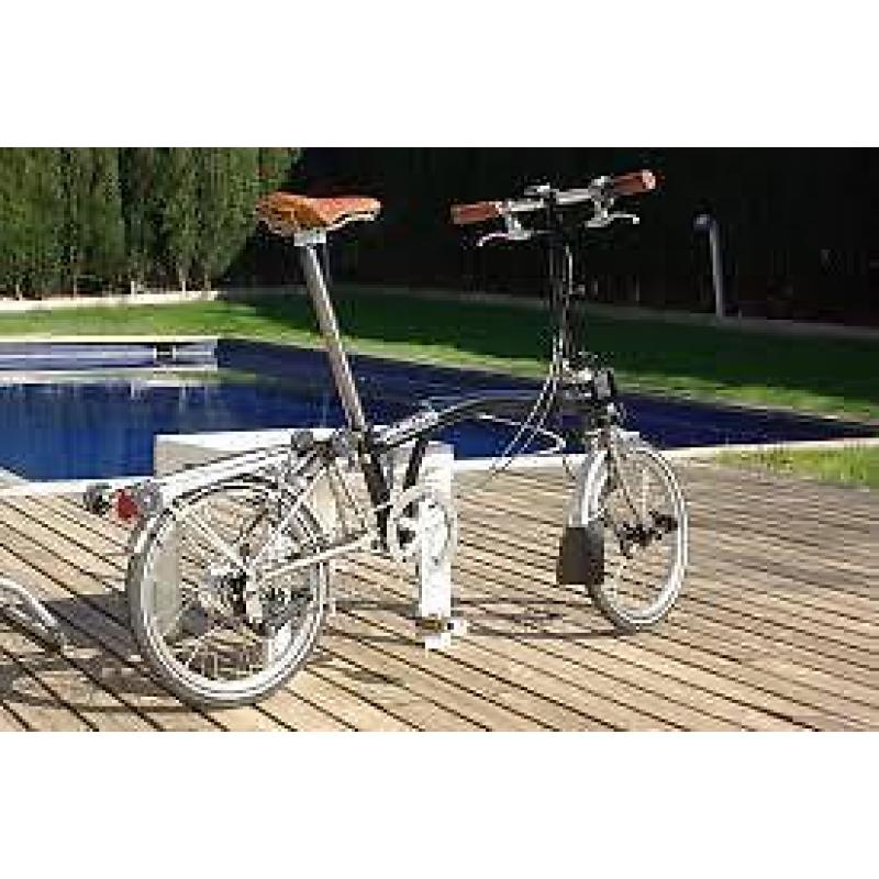 gezocht brompton vouwfiets mag defect zijn evt voor onderdel