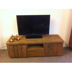 SALE ! Teak tv kasten 15% korting ! Ook Maatwerk+Zondag open