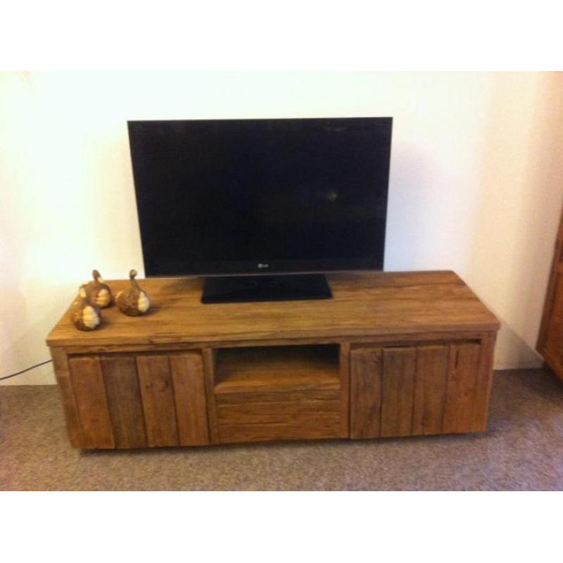 SALE ! Teak tv kasten 15% korting ! Ook Maatwerk+Zondag open