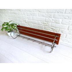 retro vintage kapstok deens jaren 60 teakhout