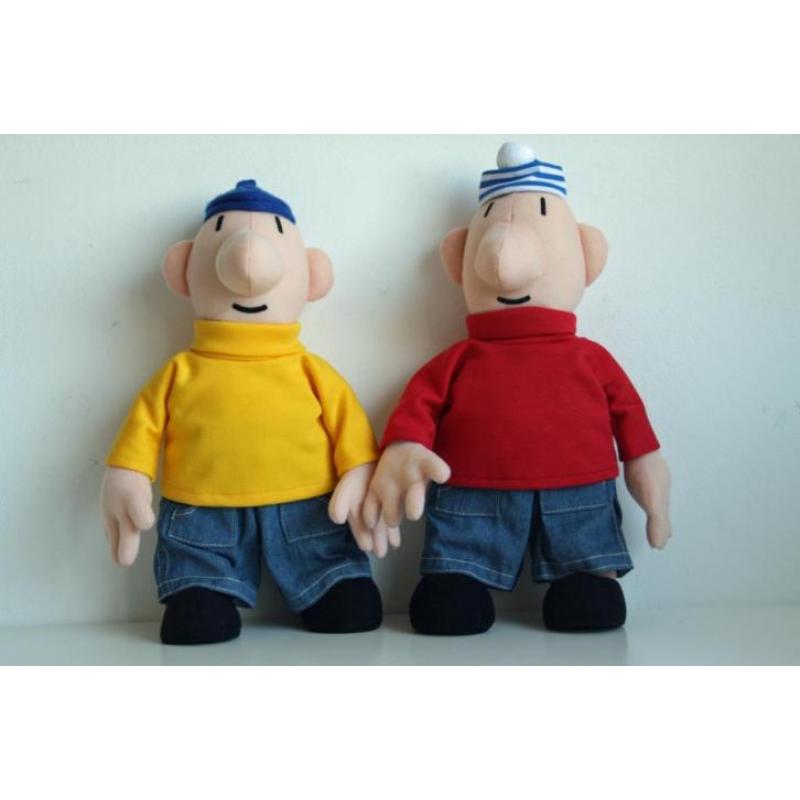 Pluche poppen Buurman en Buurman 18, 25 of 35 cm hoog