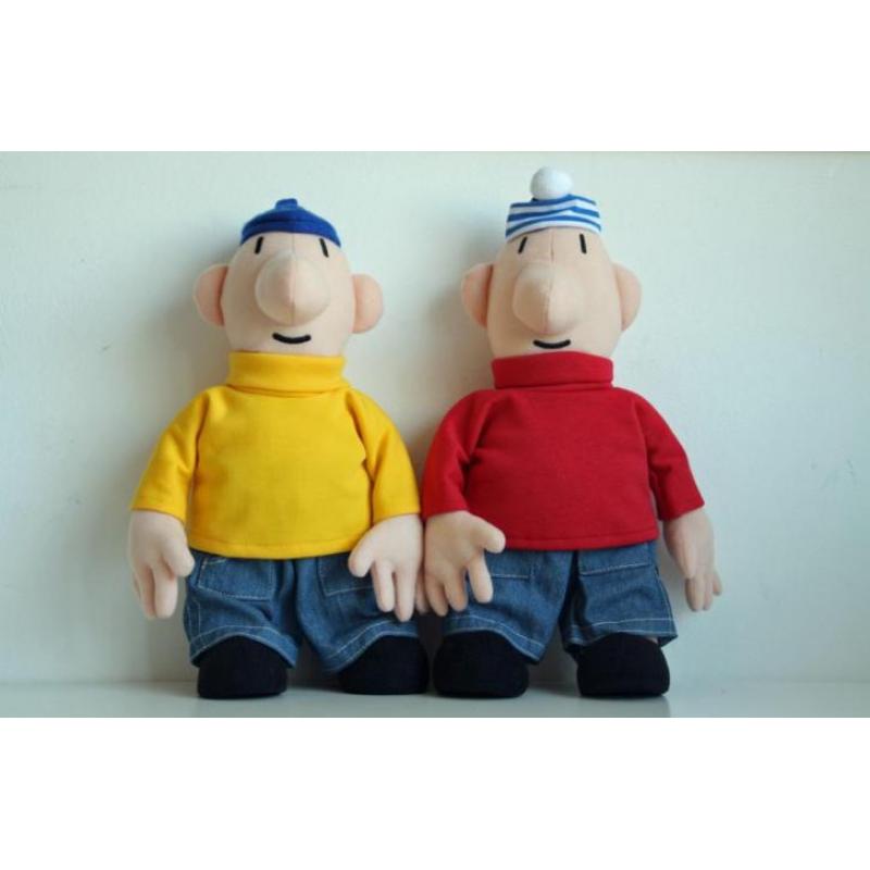 Pluche poppen Buurman en Buurman 18, 25 of 35 cm hoog