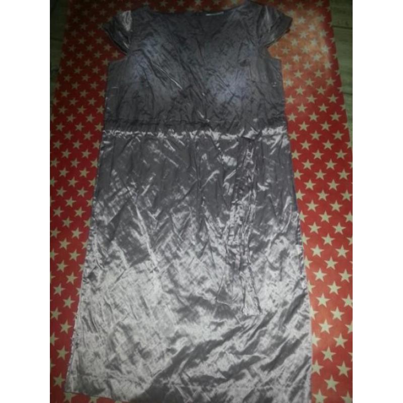 Hoss Intropia Zomer Jurk Aubergine Maat 38 ZGAN