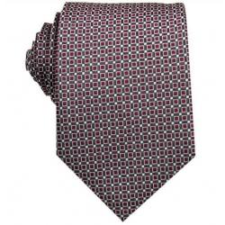 Zijden Stropdas Donkerrood geruit > slechts €18.99 - Heren..