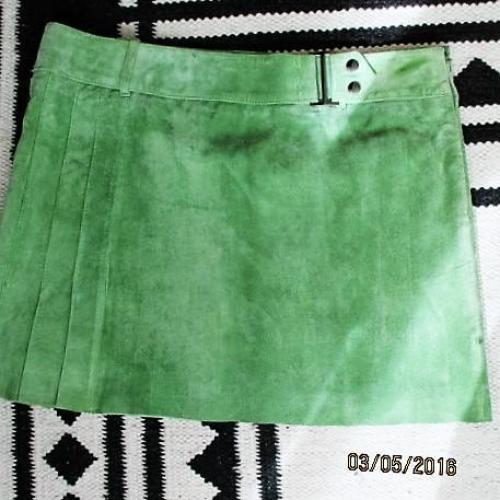 3 suede retro mini rokjes jaren 60