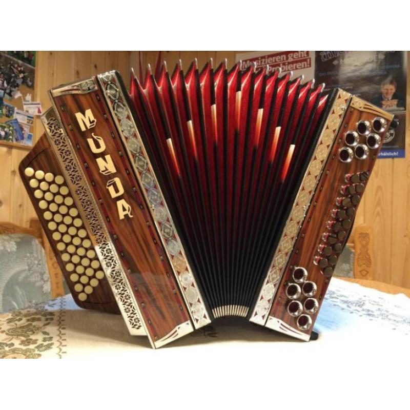 Steirische Harmonica / Accordeon met Limex midi/microsysteem