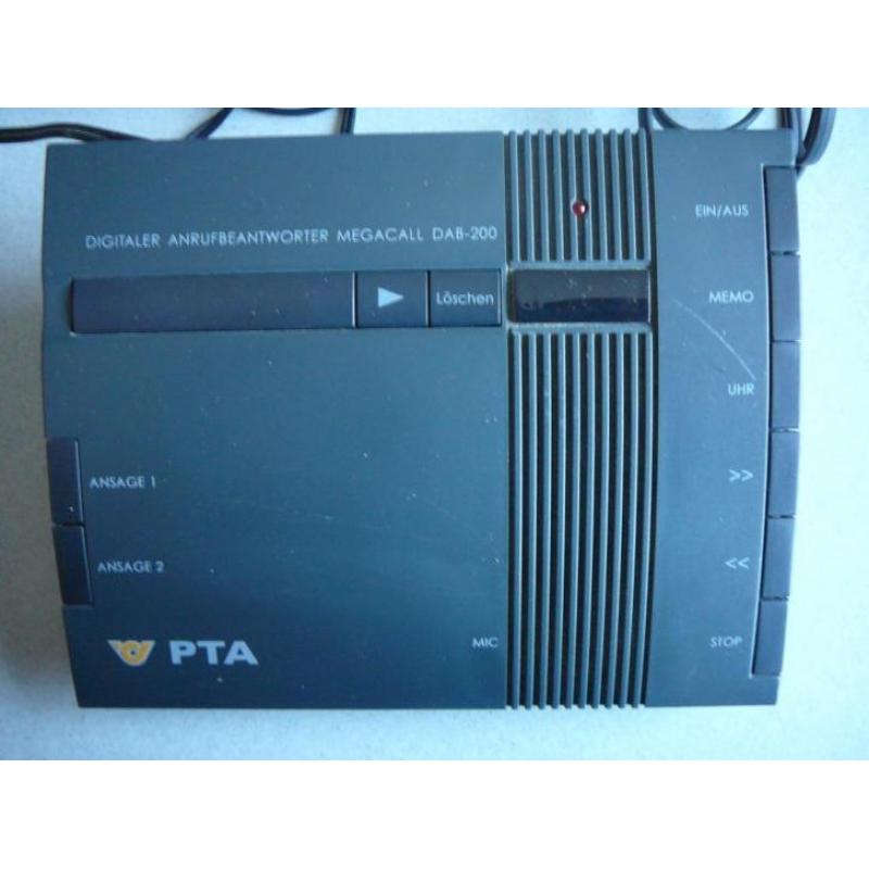 PTA digitaal antwoordapparaat Mega Call dab-200
