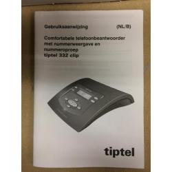 Tiptel 332 Clip Antwoordapparaat