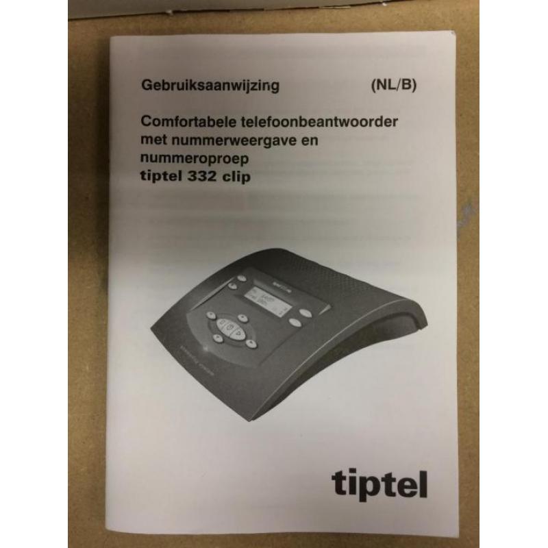 Tiptel 332 Clip Antwoordapparaat