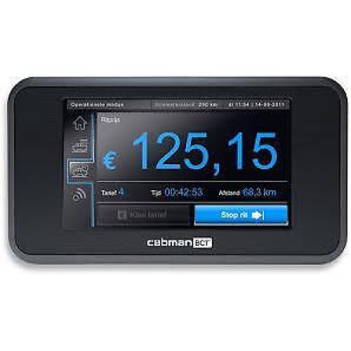 Cabman BCT met taximeter en Taxitronic printer gebruikt!