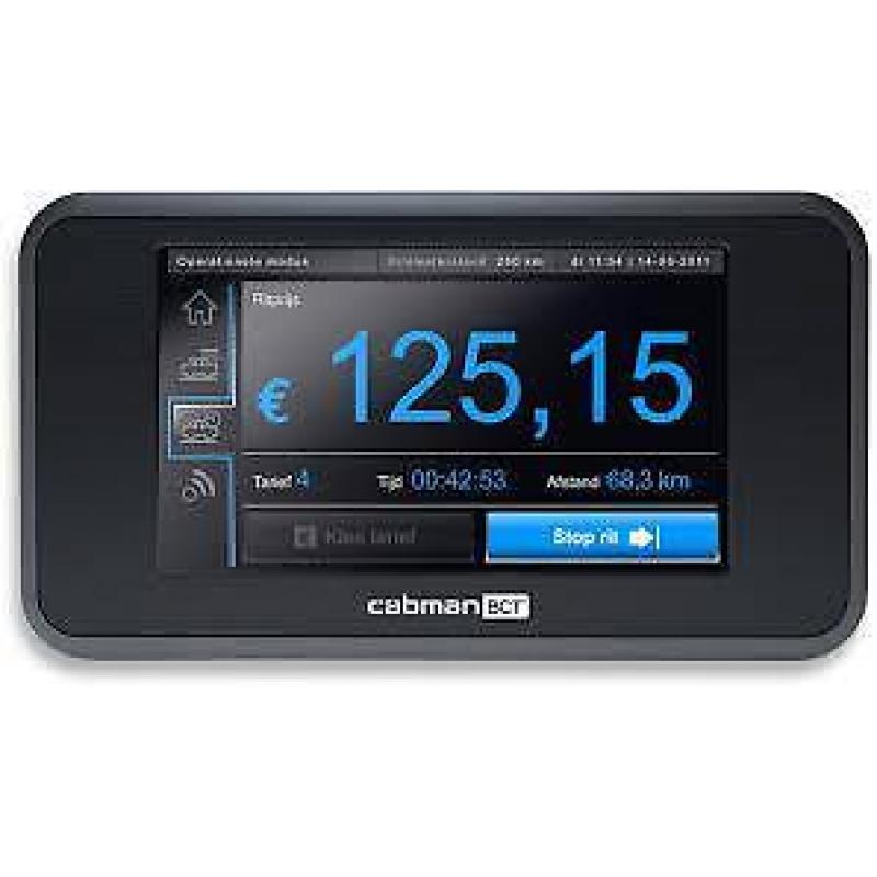 Cabman BCT met taximeter en Taxitronic printer gebruikt!