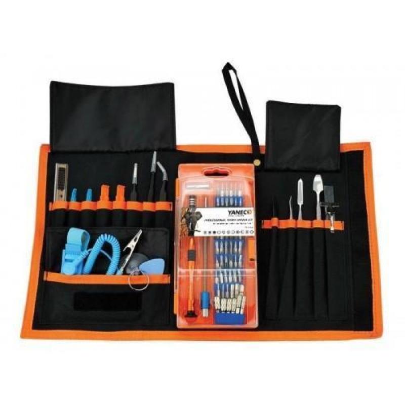 Gereedschapset voor telefoon, tablet en laptop (74-delig)