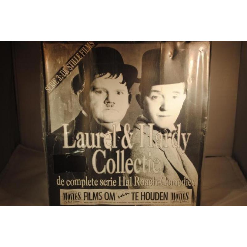 Laurel & hardy - de stille films (14xvhs/nieuw-sealed)