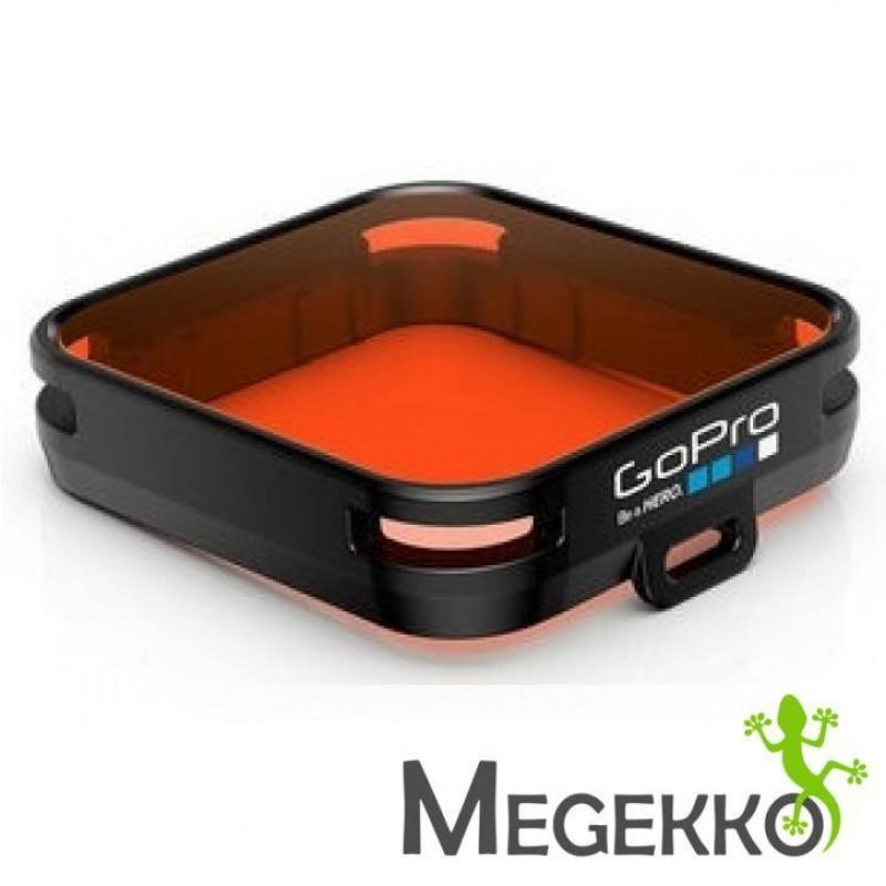 GoPro Red Dive Filter v. standaard Blackout housing